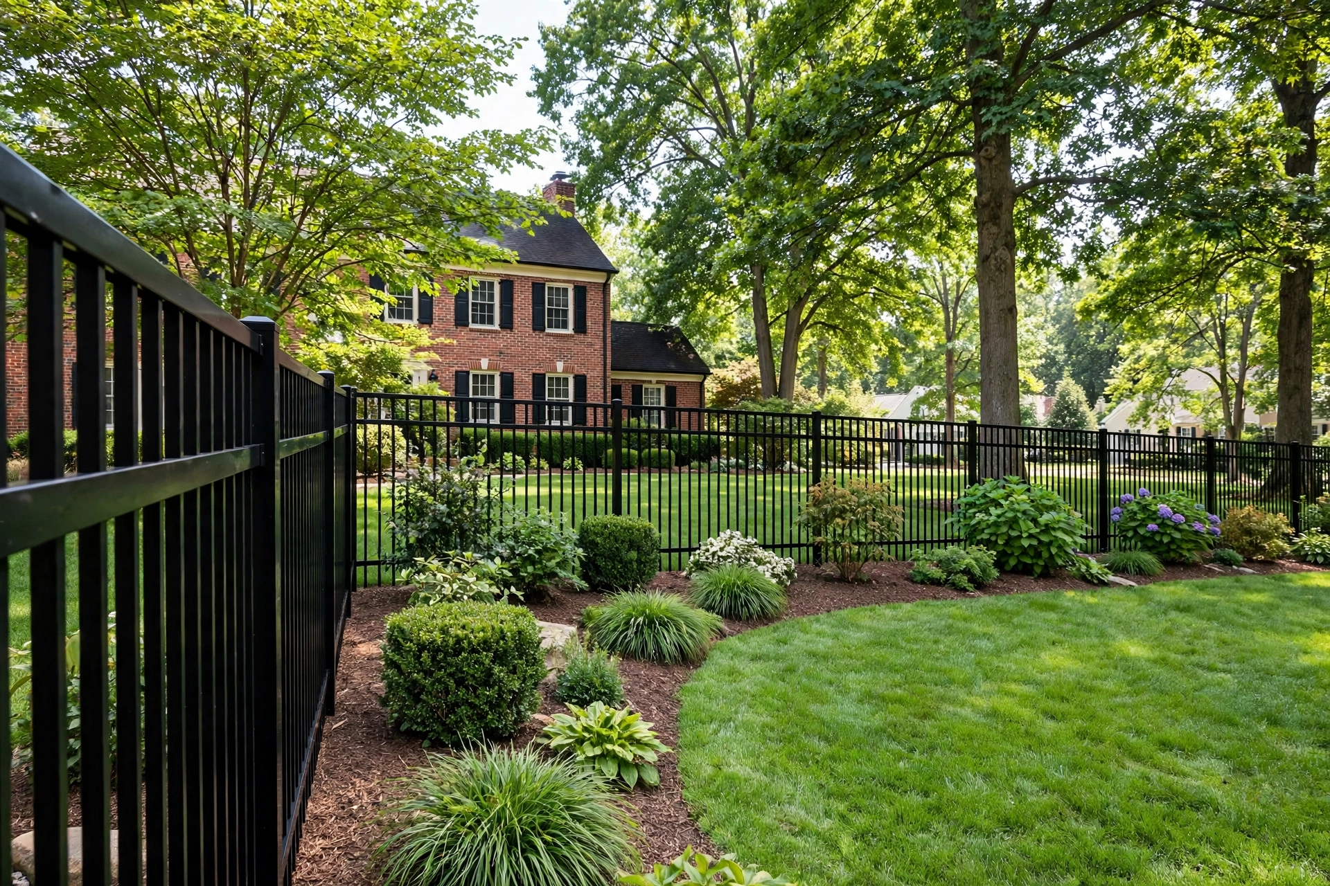 Aluminum Fence Installation —  Aluminum Fence Installation in Old Town Bowie by Bowie Fence Company