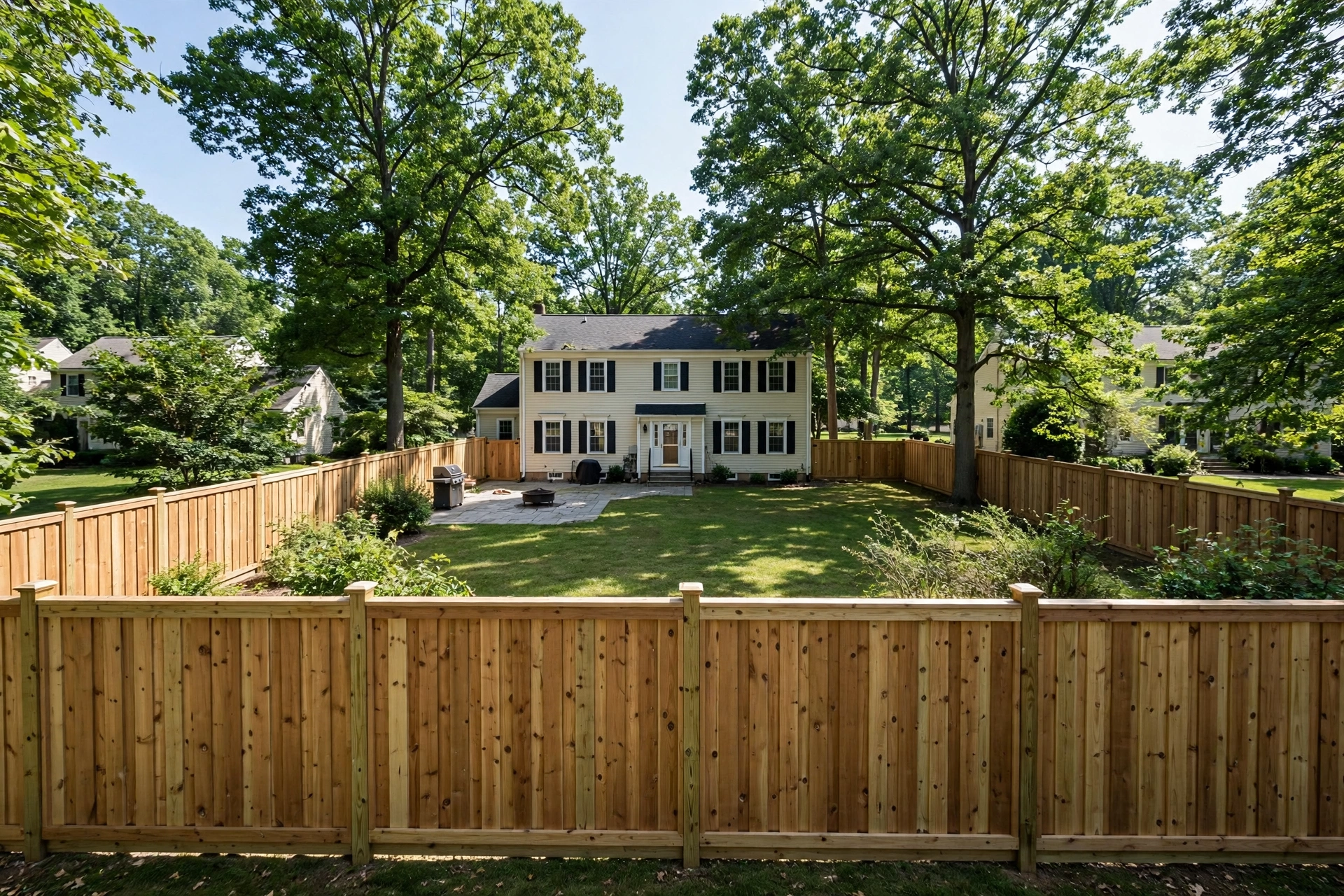 Backyard Fence Installation —  Backyard Fence Installation in South Bowie by Bowie Fence Company