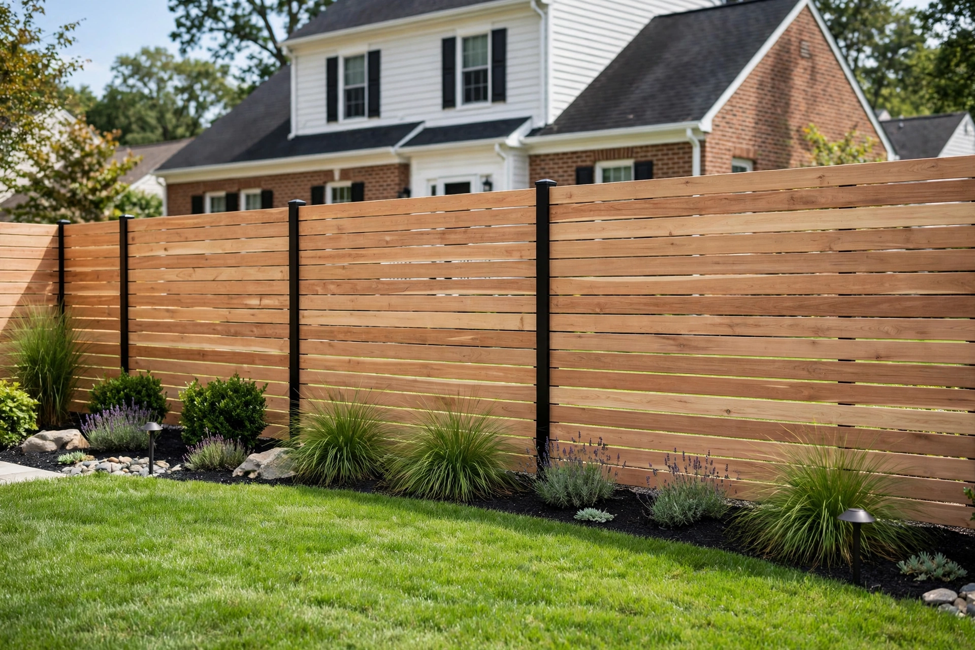 Horizontal Fence Installation —  Horizontal Fence Installation in Pointer Ridge by Bowie Fence Company