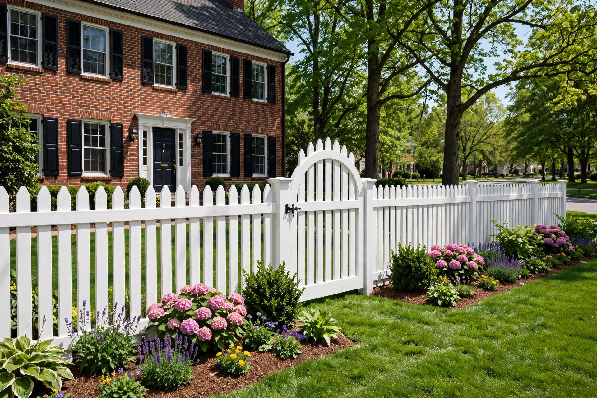 Picket Fence Installation —  Picket Fence Installation in Fairwood by Bowie Fence Company